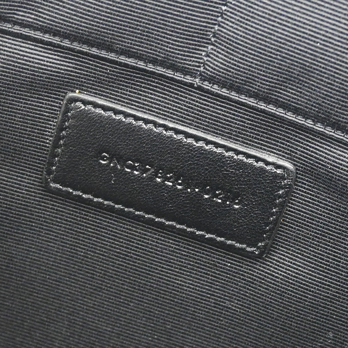 Saint Laurent * Black Leather Clutch Bag