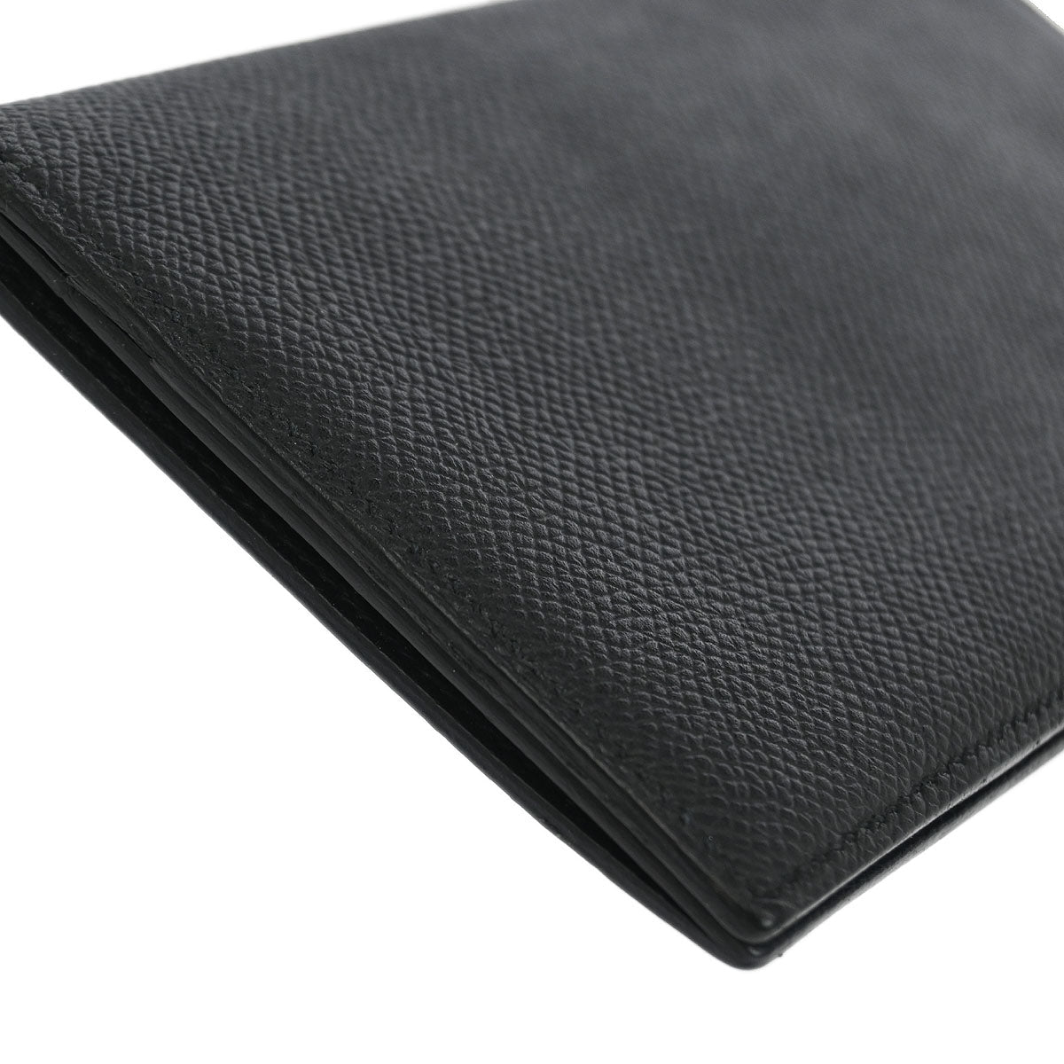 Hermes MC2 Black Epsom Fleming Long Wallet