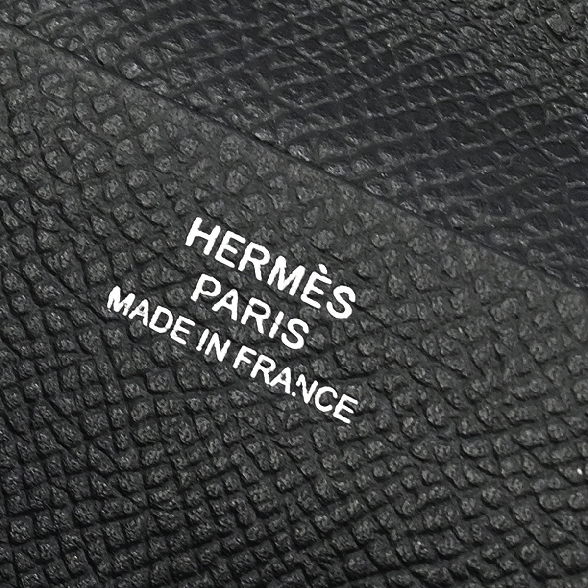 Hermes MC2 Black Epsom Fleming Long Wallet