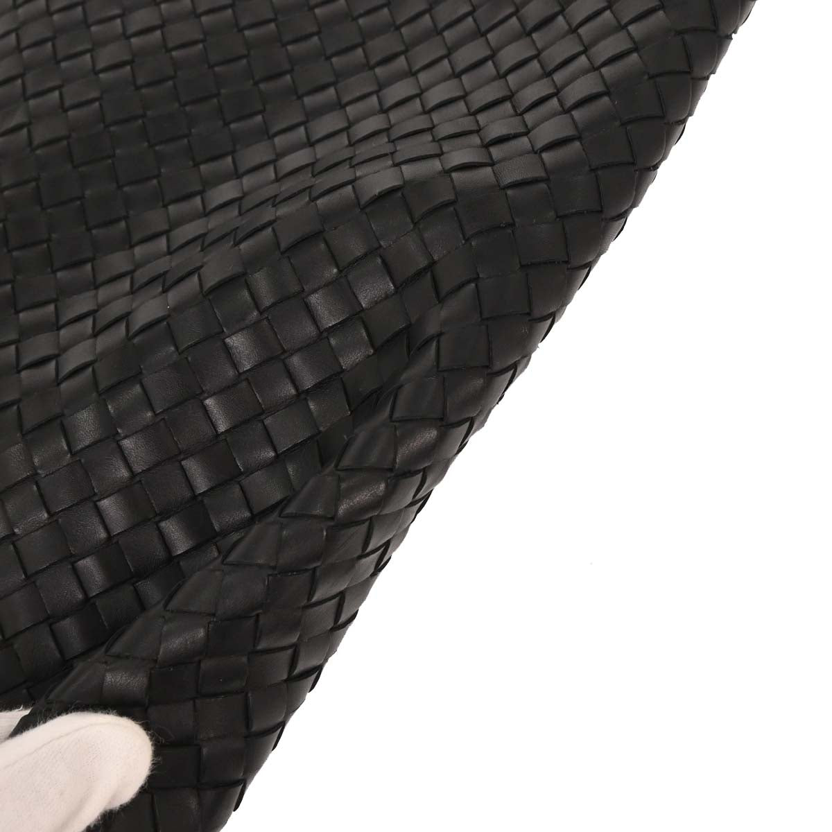 Bottega Veneta Black Intrecciato Shoulder Bag