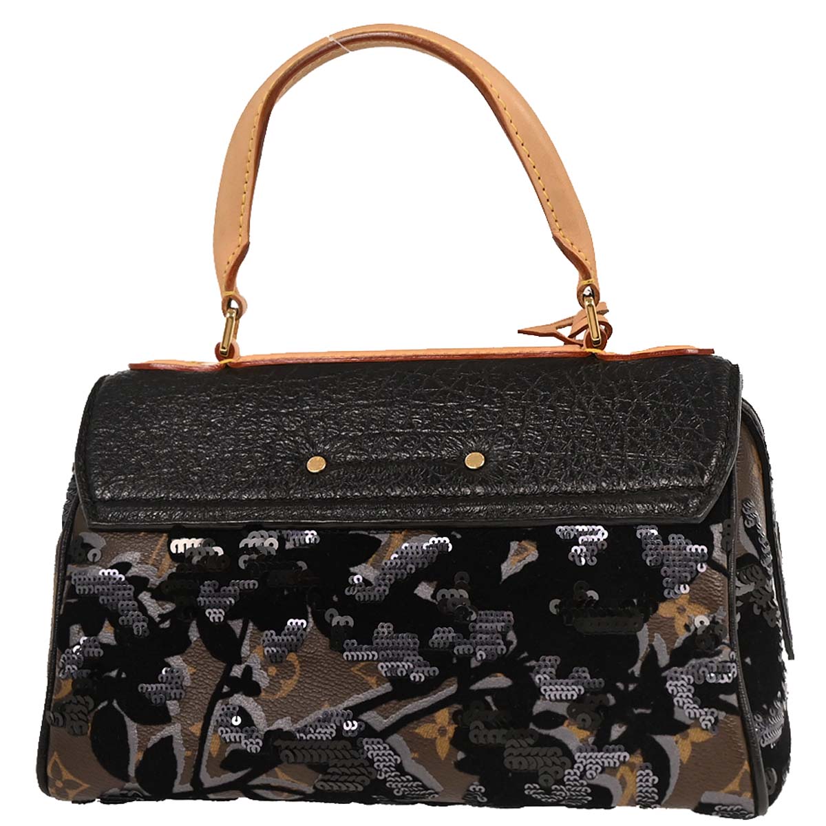 Louis Vuitton Monogram Fleur de Jais Carrousel Handbag M40434