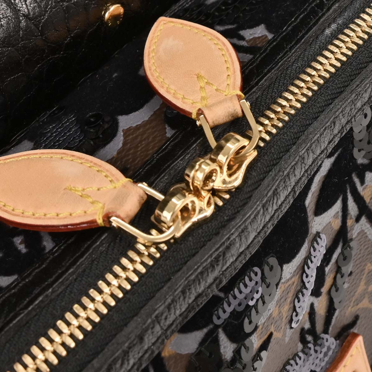 Louis Vuitton Monogram Fleur de Jais Carrousel Handbag M40434