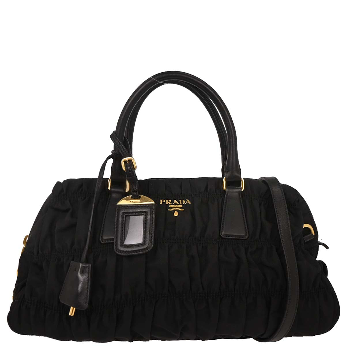 Prada Black Nylon Handbag