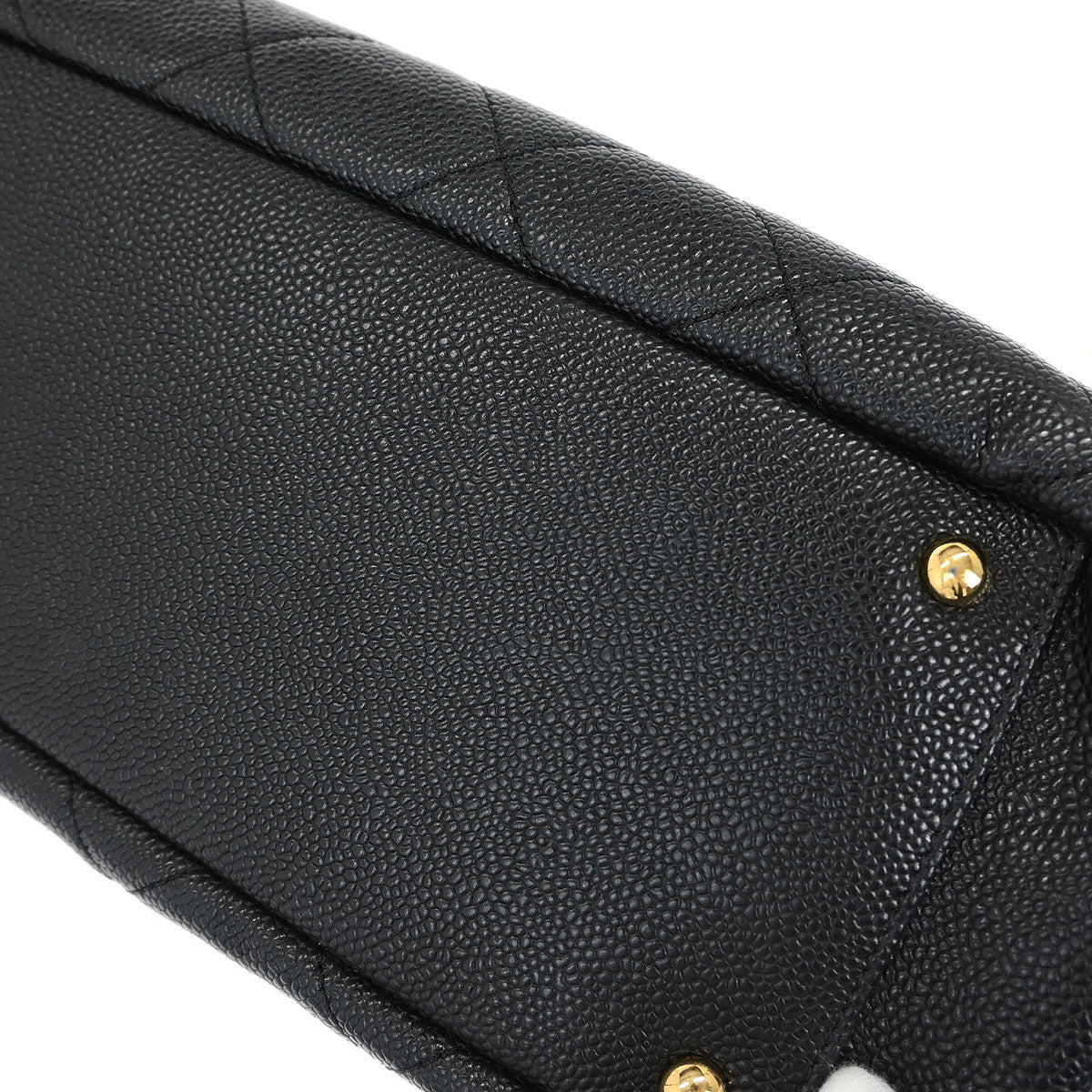 Chanel 2014 Black Caviar Timeless CC Chain Tote Bag