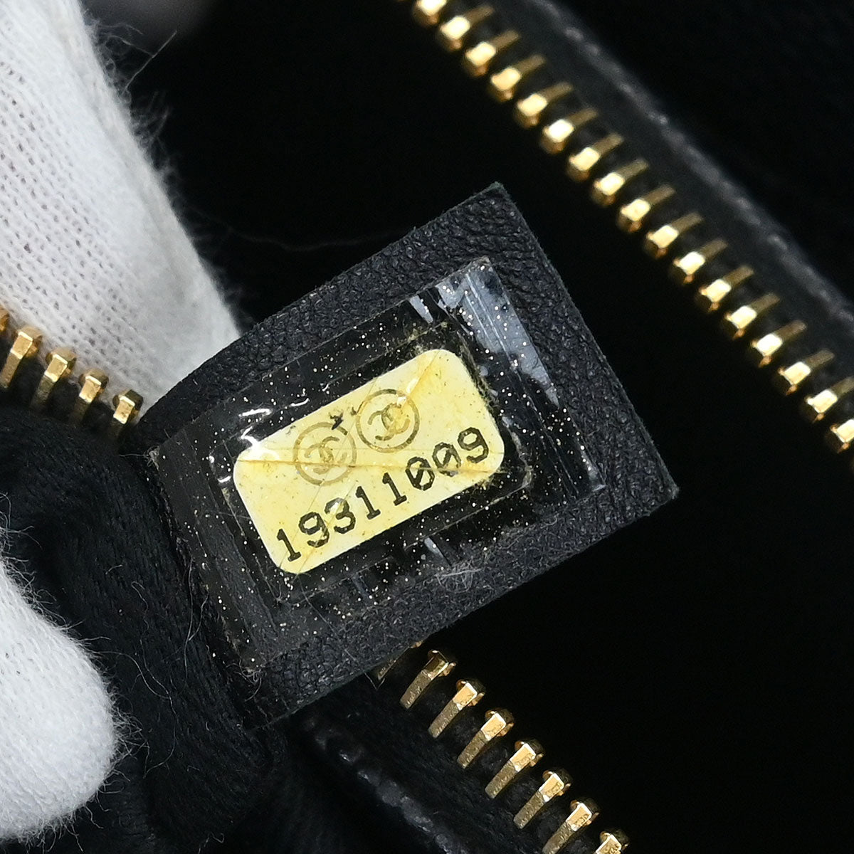 Chanel 2014 Black Caviar Timeless CC Chain Tote Bag