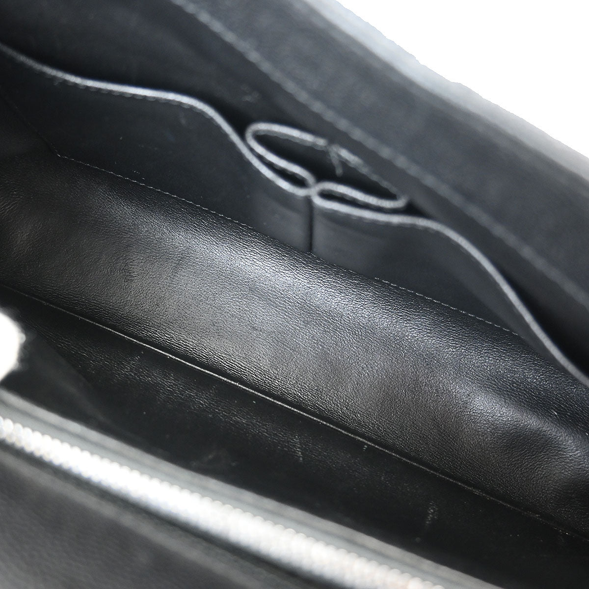 Chanel * Black Calfskin Lizard Coco Handle 2way Handbag