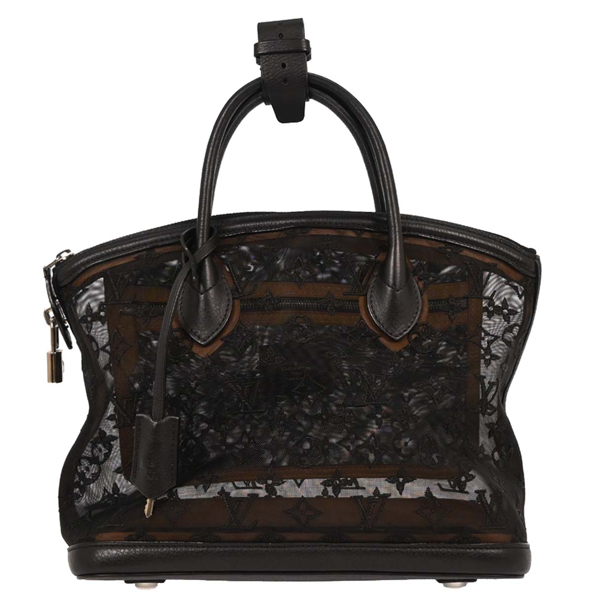 Louis Vuitton Black Monogram Transparent Lockit Handbag M40769