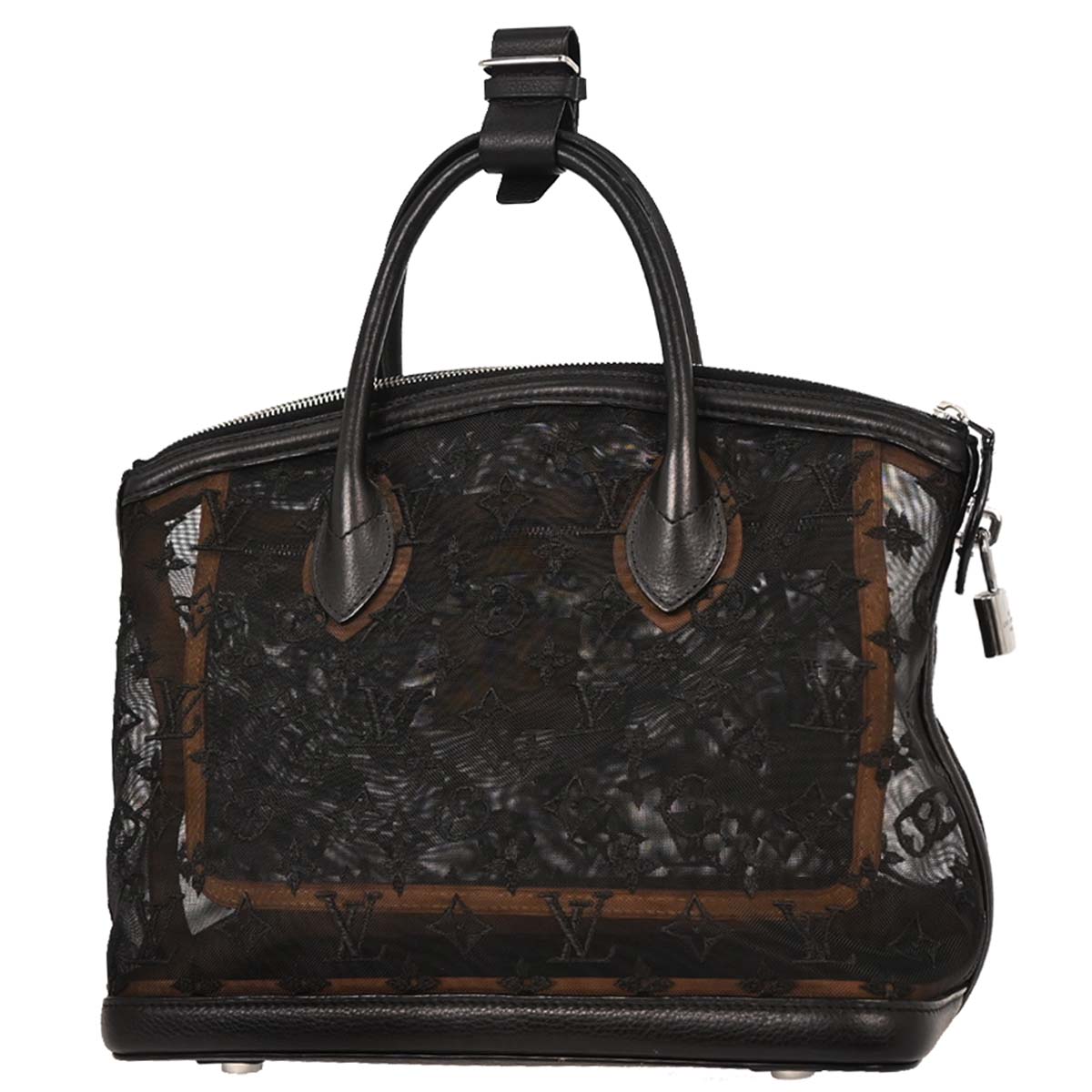 Louis Vuitton Black Monogram Transparent Lockit Handbag M40769