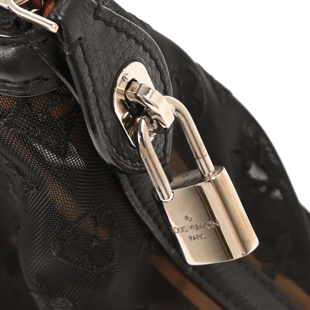 Louis Vuitton Black Monogram Transparent Lockit Handbag M40769