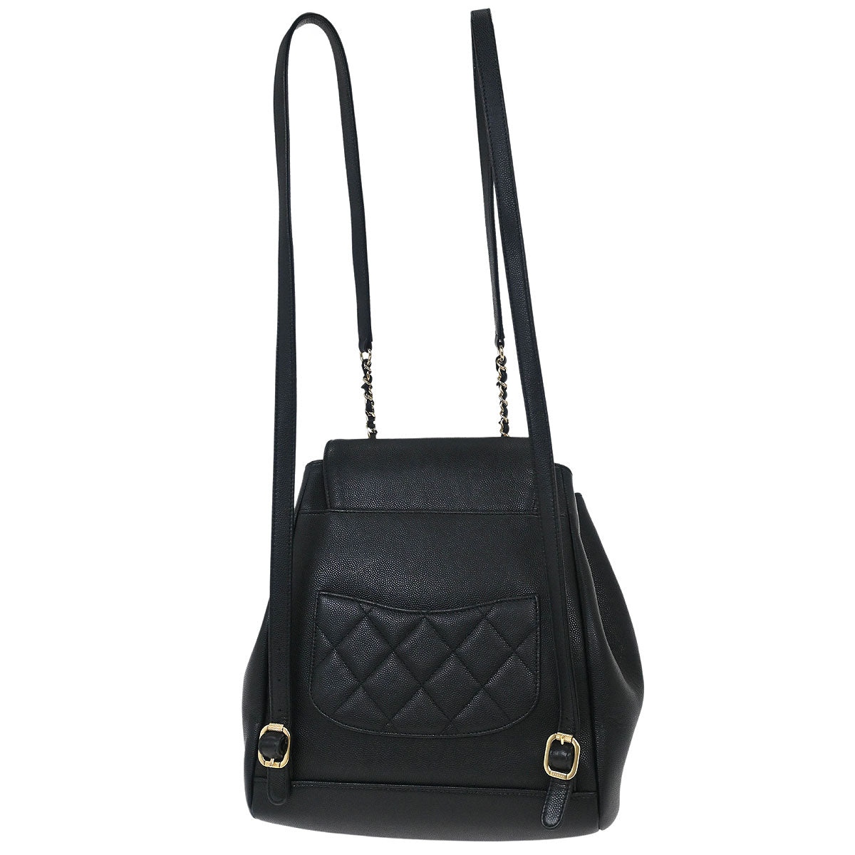 Chanel Black Calfskin Business Affinity Backpack