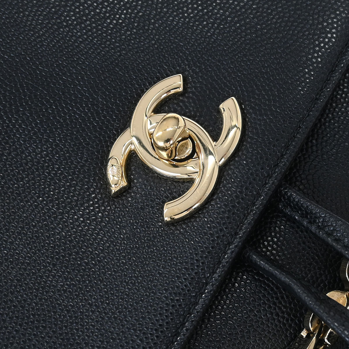 Chanel Black Calfskin Business Affinity Backpack