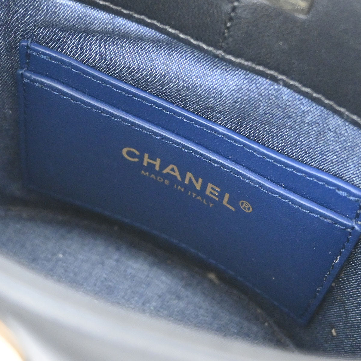 Chanel 2019 Black Lambskin Vanity Shoulder Bag