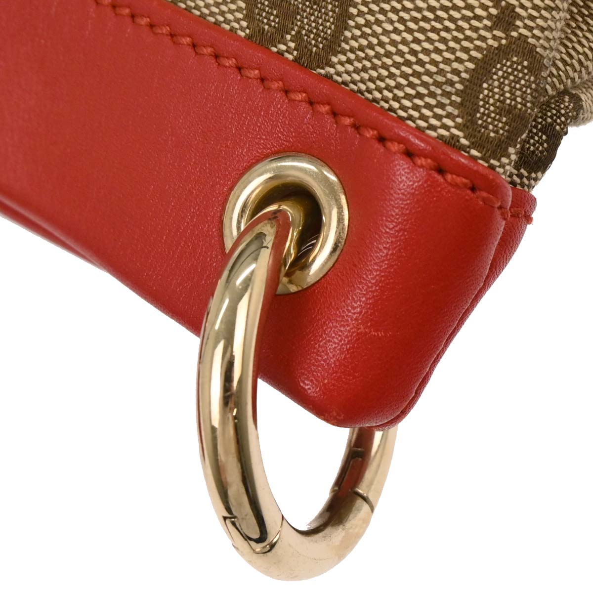 Gucci Beige Canvas GG Valentine Tote Handbag
