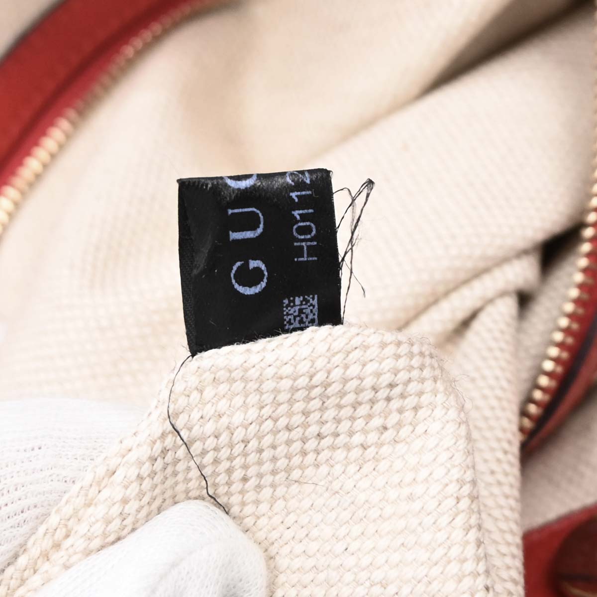 Gucci Beige Canvas GG Valentine Tote Handbag
