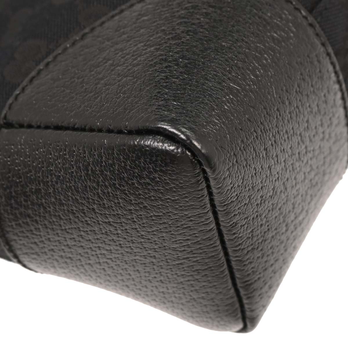 Gucci Black Canvas GG Shoulder Bag