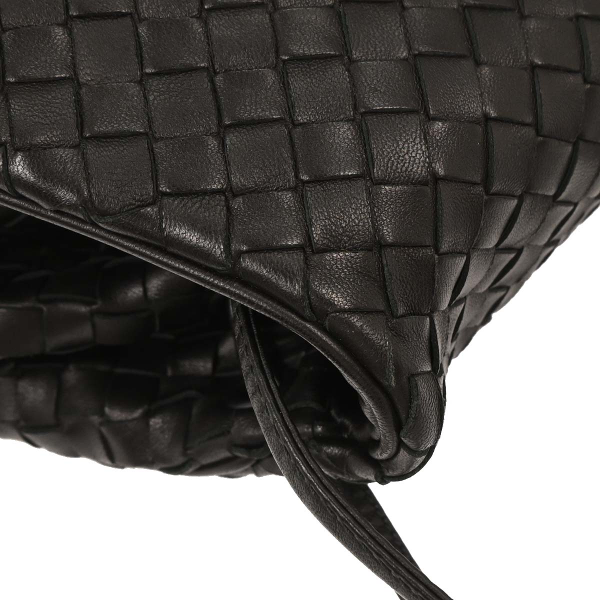 Bottega Veneta Black Intrecciato Shoulder Bag
