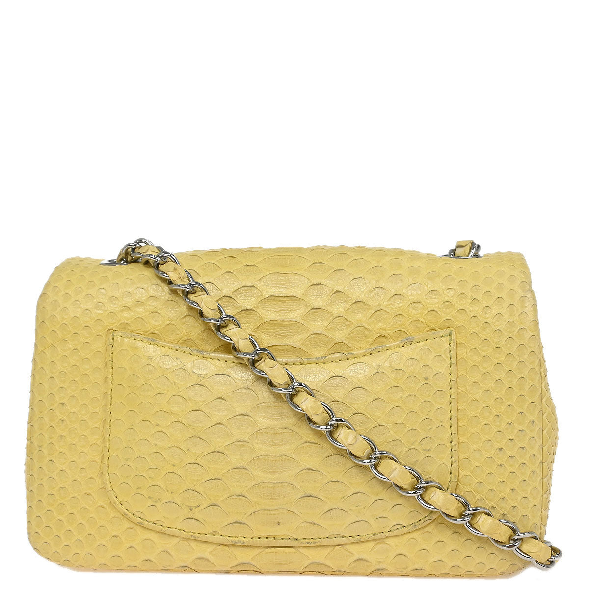 Chanel 2013-2014* Yellow Python Shoulder Bag
