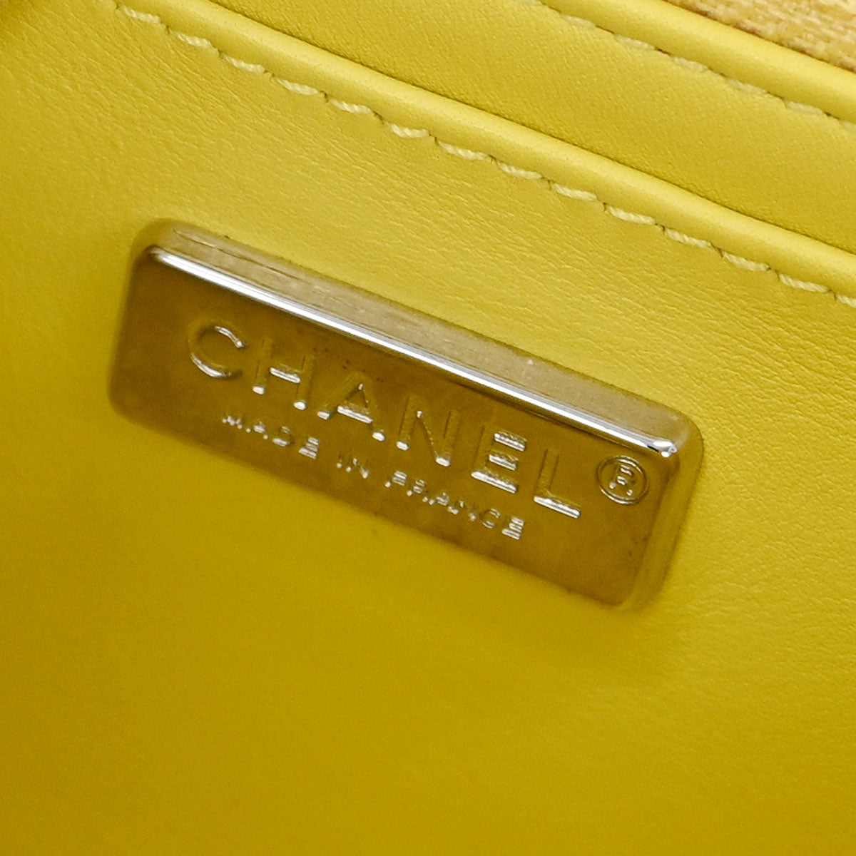 Chanel 2013-2014* Yellow Python Shoulder Bag