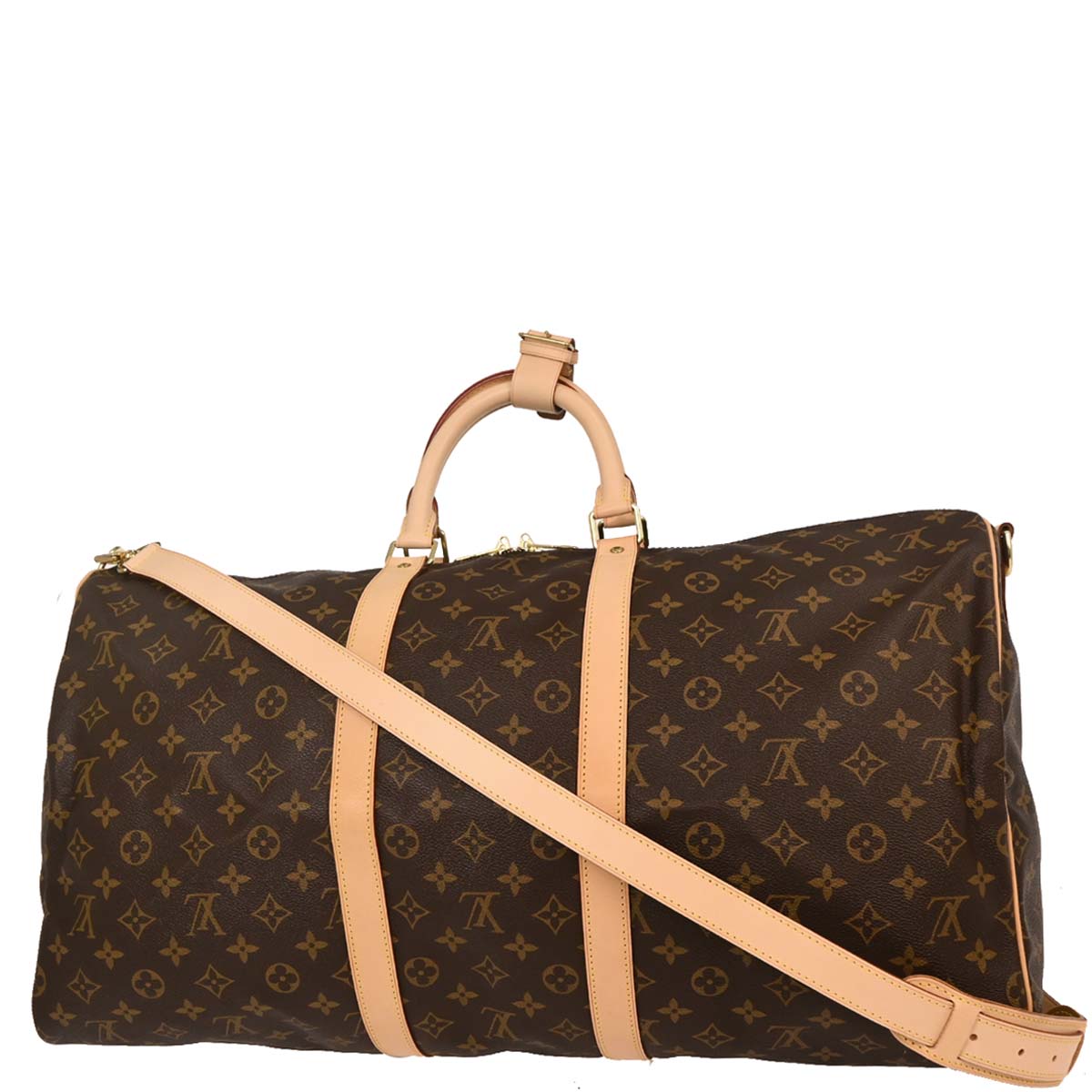 Louis Vuitton Monogram Keepall Bandouliere 55 Duffle Bag M41414