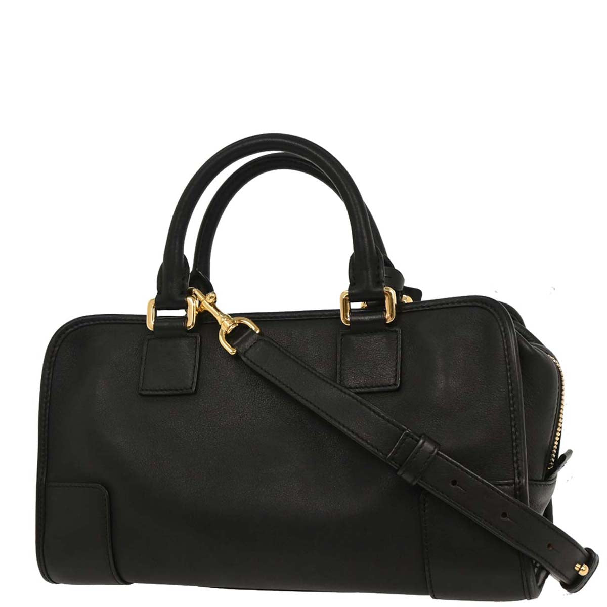 Loewe Black Leather Amazona 28 Handbag