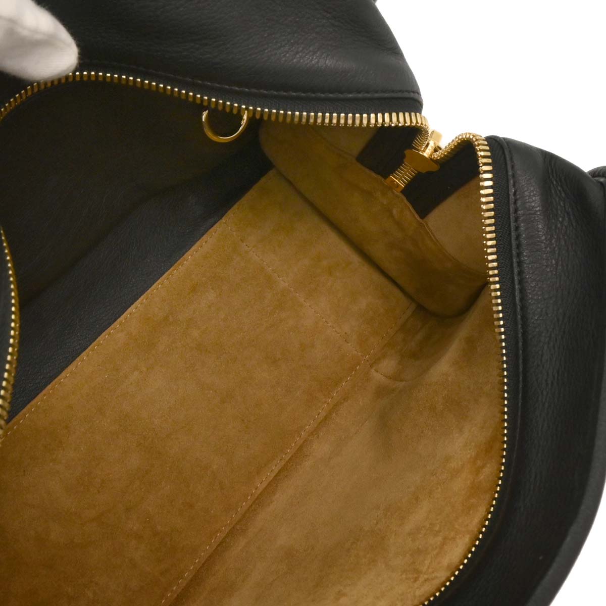Loewe Black Leather Amazona 28 Handbag