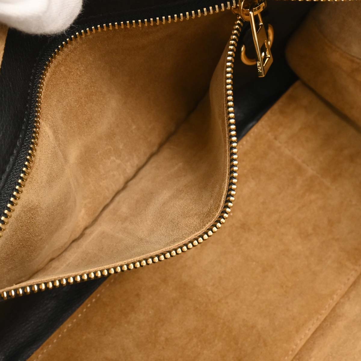 Loewe Black Leather Amazona 28 Handbag