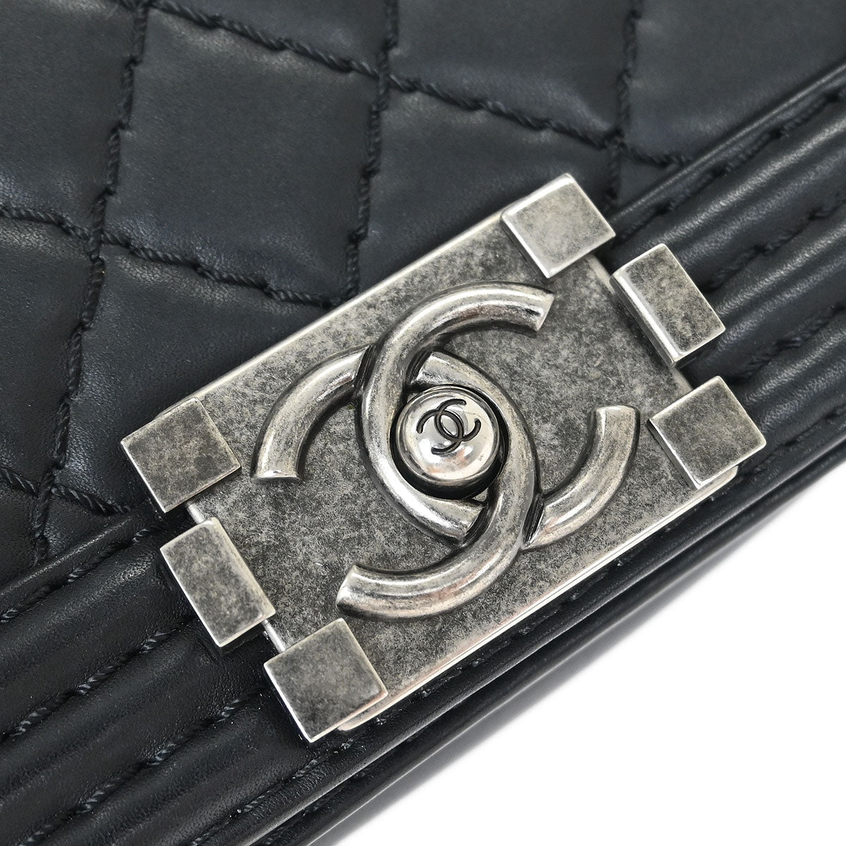Boy Chanel Black Lambskin Small Chain Shoulder Bag