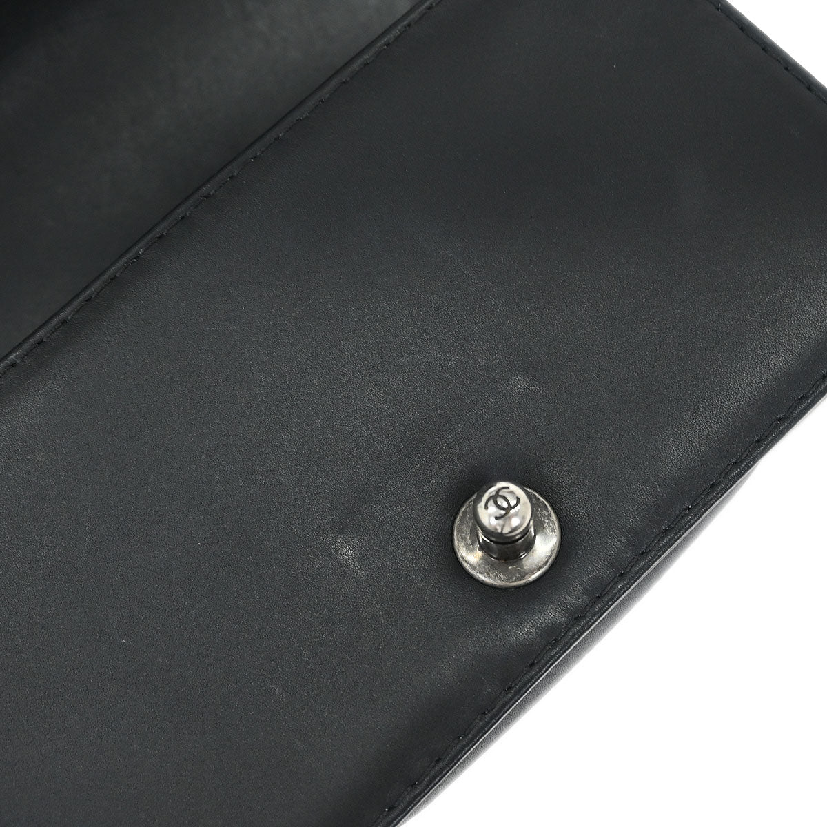 Boy Chanel Black Lambskin Small Chain Shoulder Bag
