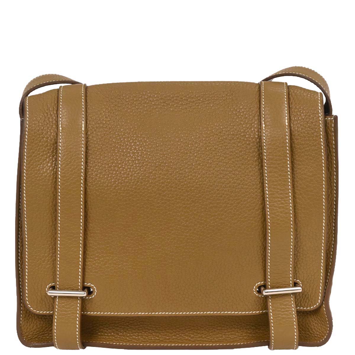 Hermes Kraft Taurillon Clemence Steve Caporal 27 Shoulder Bag
