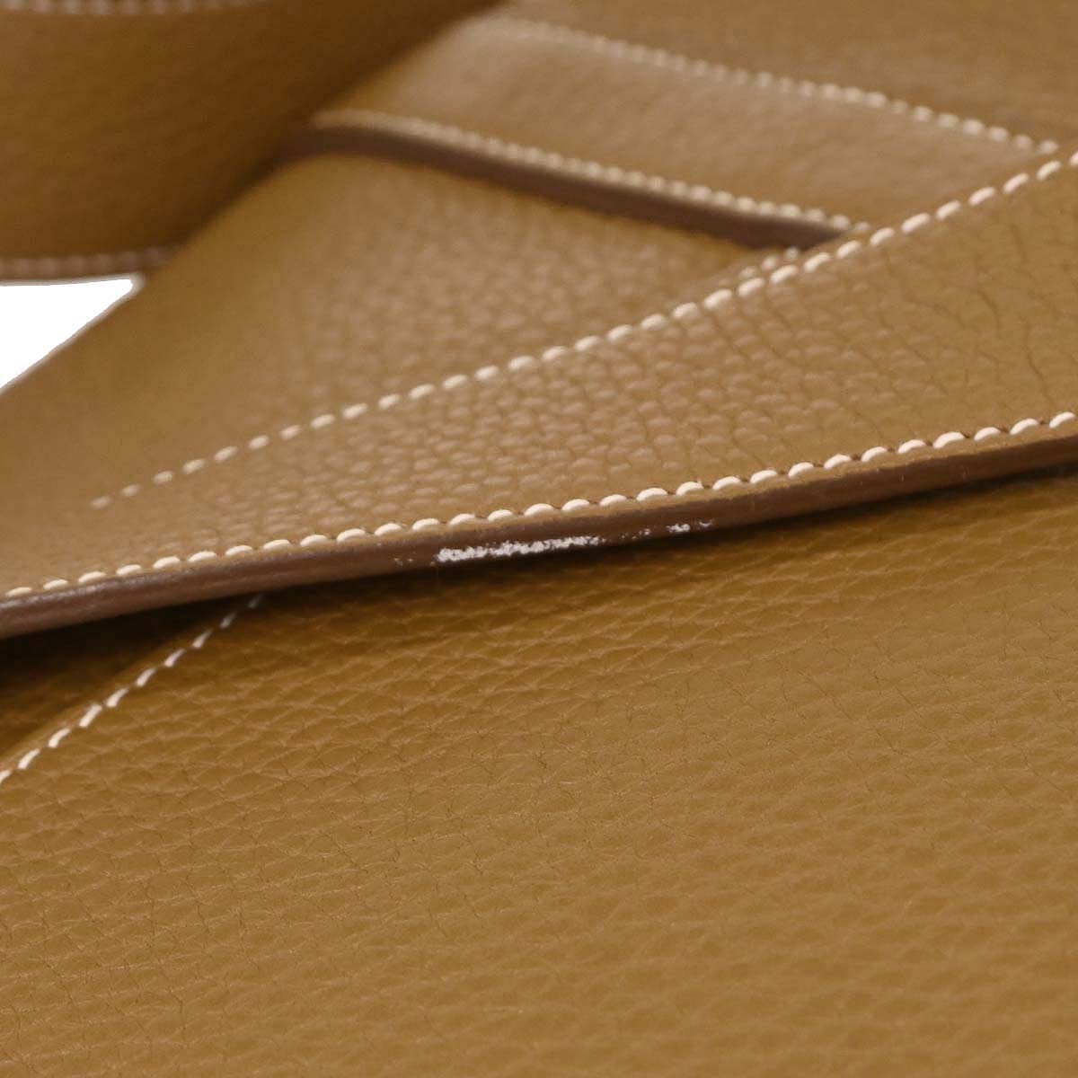 Hermes Kraft Taurillon Clemence Steve Caporal 27 Shoulder Bag