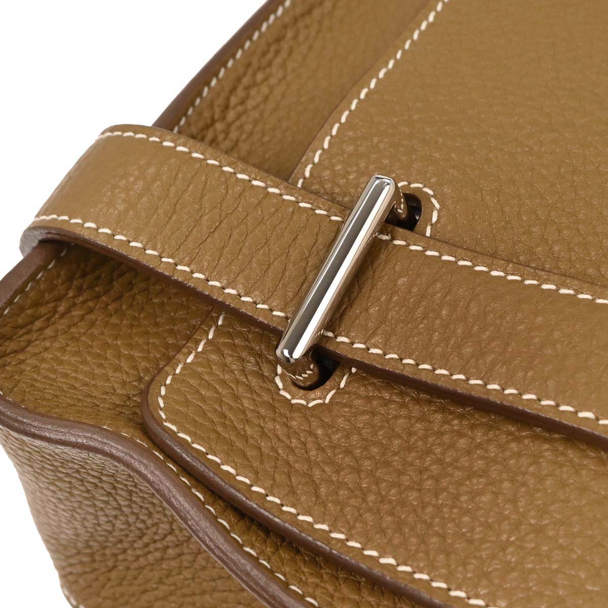 Hermes Kraft Taurillon Clemence Steve Caporal 27 Shoulder Bag