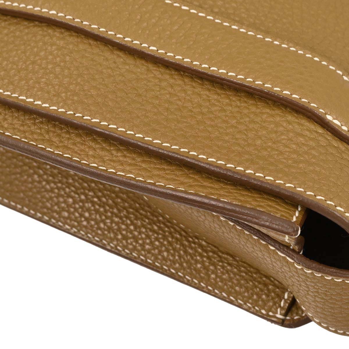 Hermes Kraft Taurillon Clemence Steve Caporal 27 Shoulder Bag