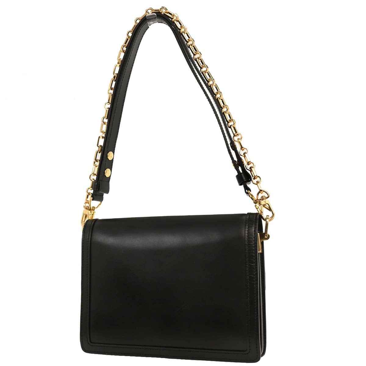 Louis Vuitton Black Leather Dauphine Shoulder Bag M55821