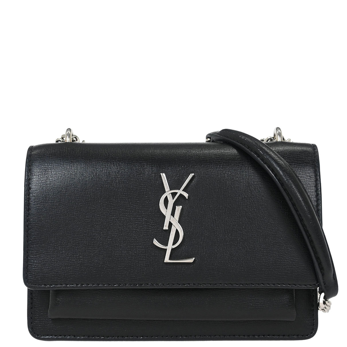 Saint Laurent Black Sunset WOC Shoulder Bag