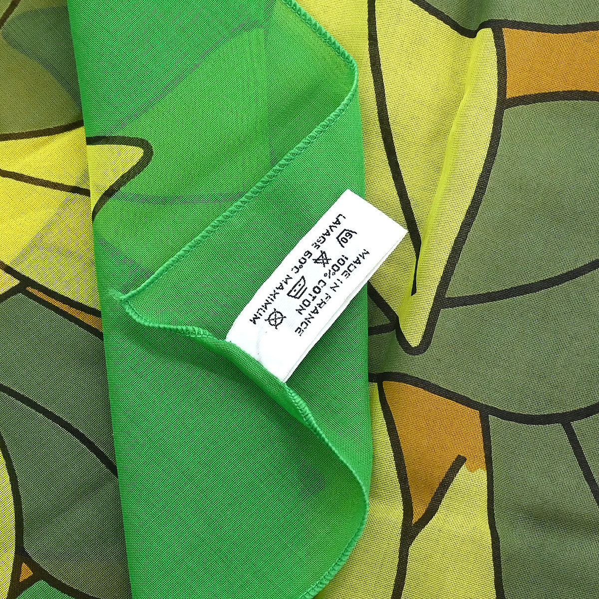 Hermes Pareo Stole Lemon Green Small Good