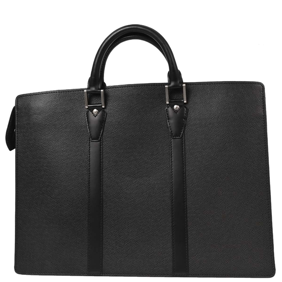 Louis Vuitton Black Taiga Lozan Briefcase Handbag M30052