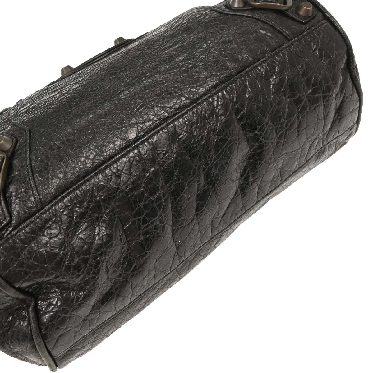 Balenciaga Black Leather Twiggy 2way Shoulder Handbag