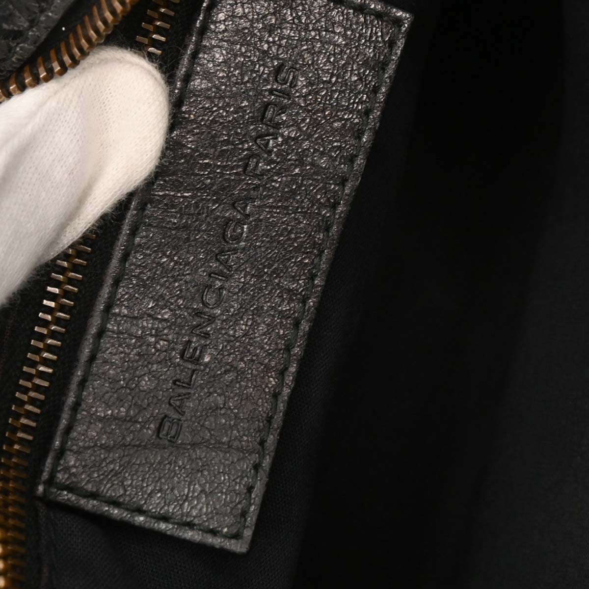 Balenciaga Black Leather Twiggy 2way Shoulder Handbag