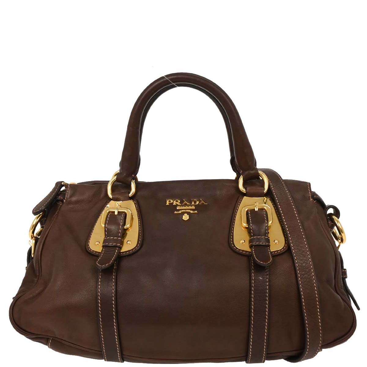 Prada Brown Leather Handbag