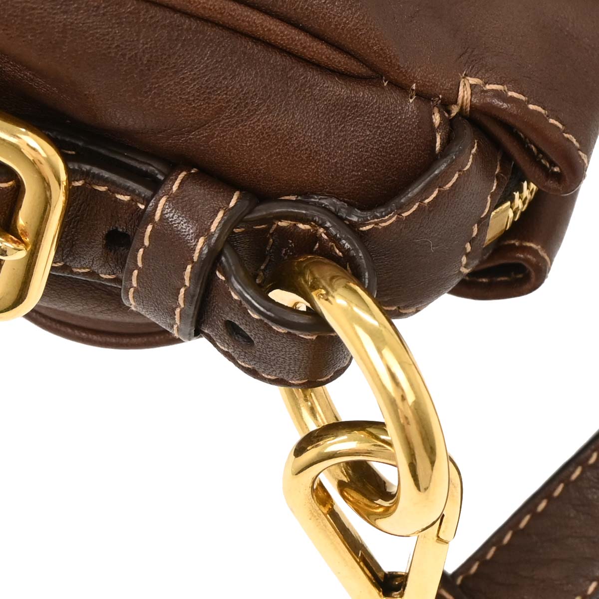 Prada Brown Leather Handbag