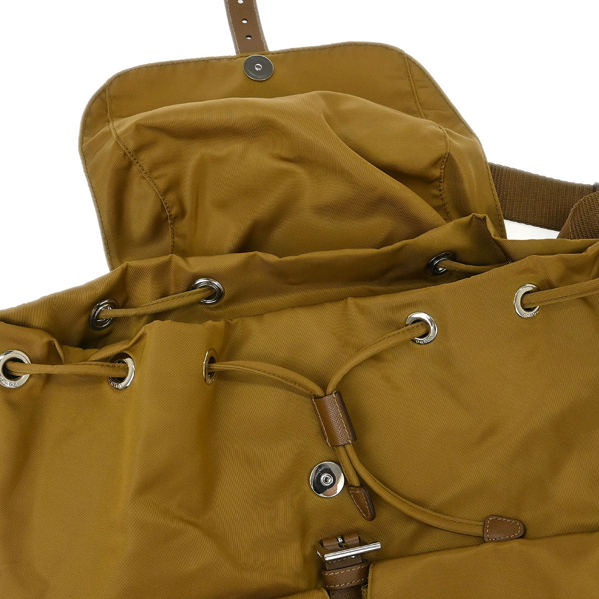 Prada Brown Nylon Backpack