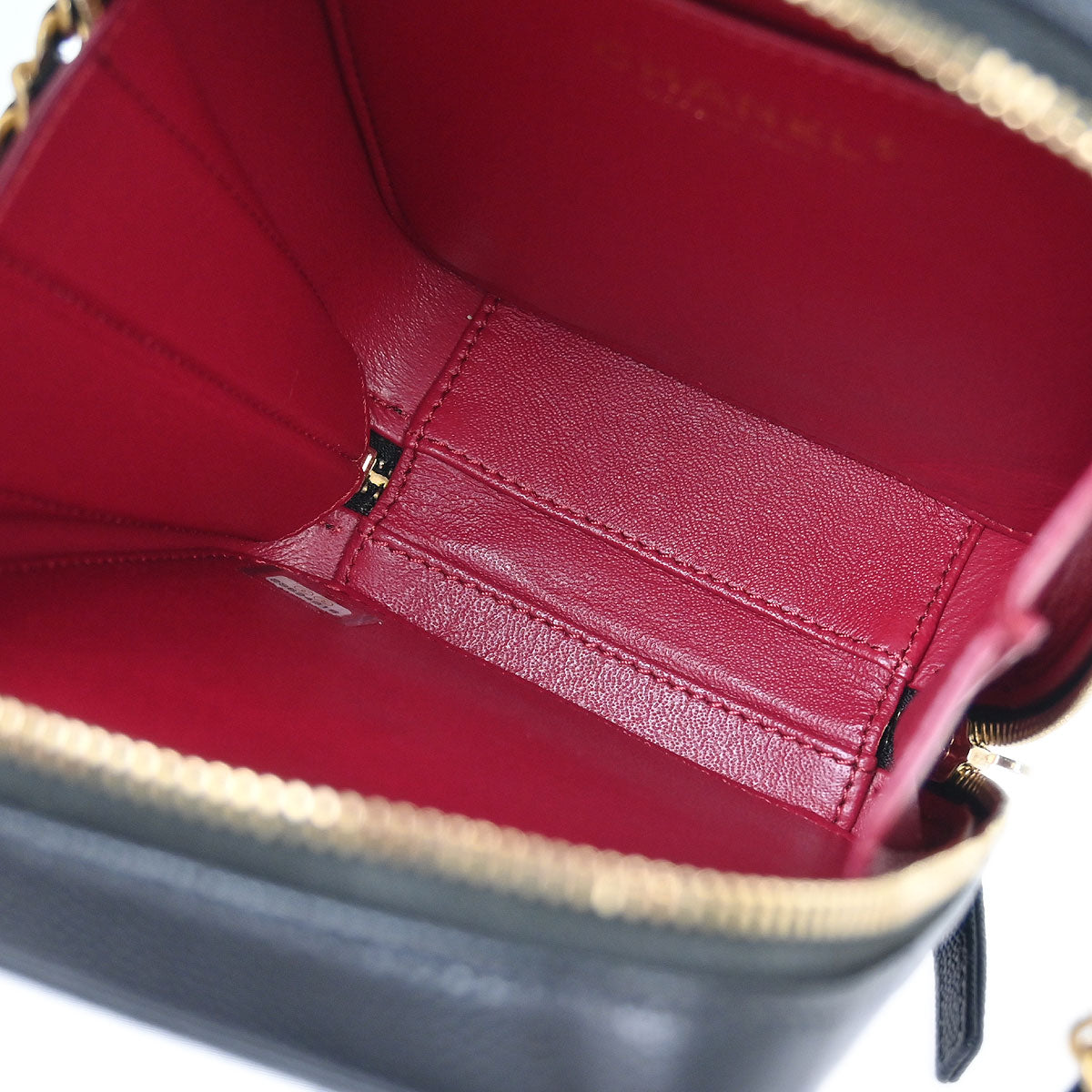 Chanel Black Caviar Filigree 2way Shoulder Bag