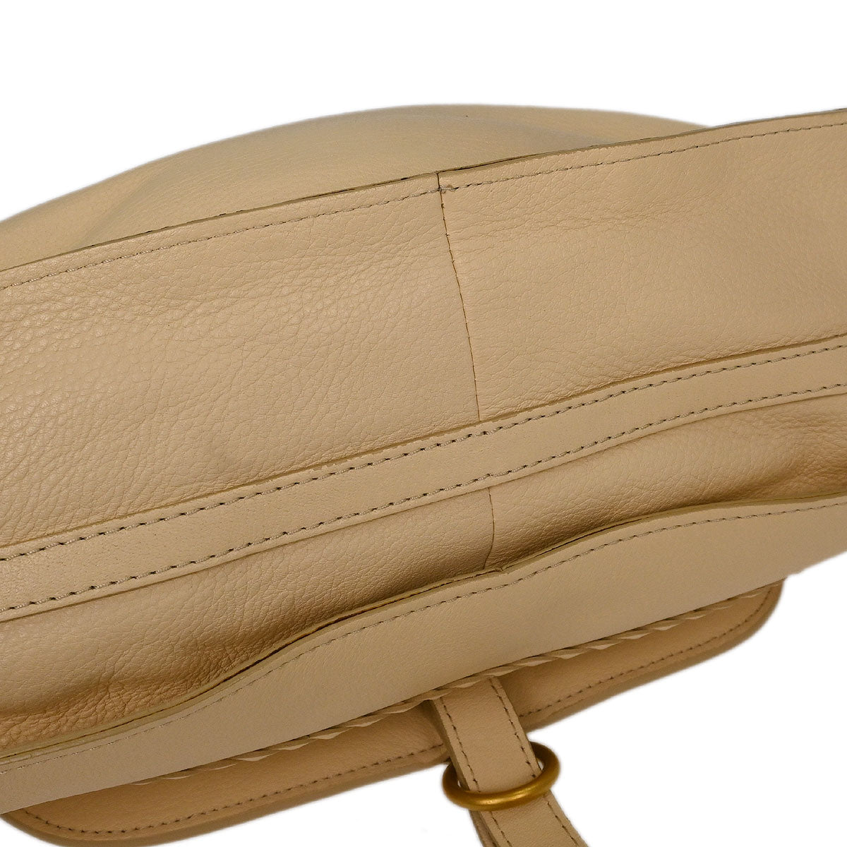 Chloe Beige Leather Marcie 2way Shoulder Handbag