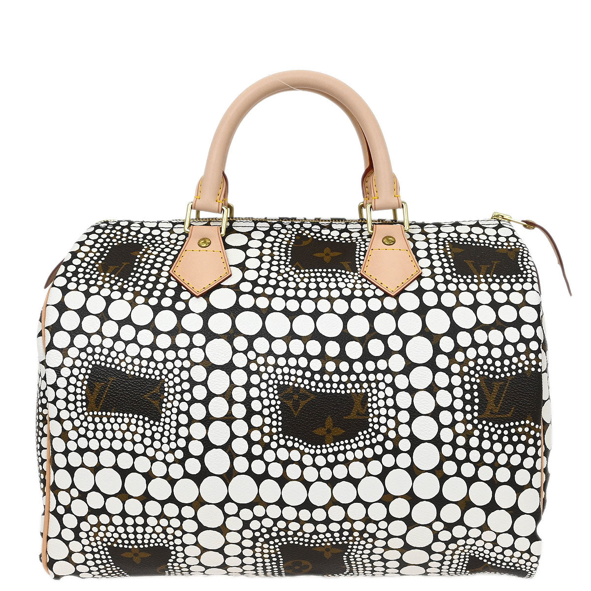 Louis Vuitton White Monogram Town Speedy 30 Handbag M40690