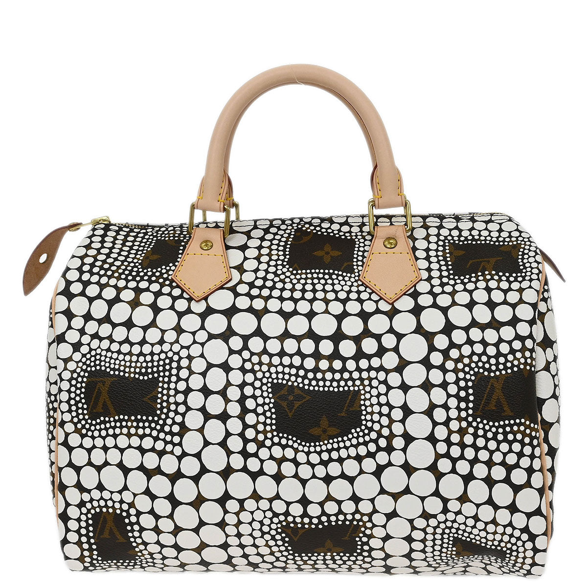 Louis Vuitton White Monogram Town Speedy 30 Handbag M40690