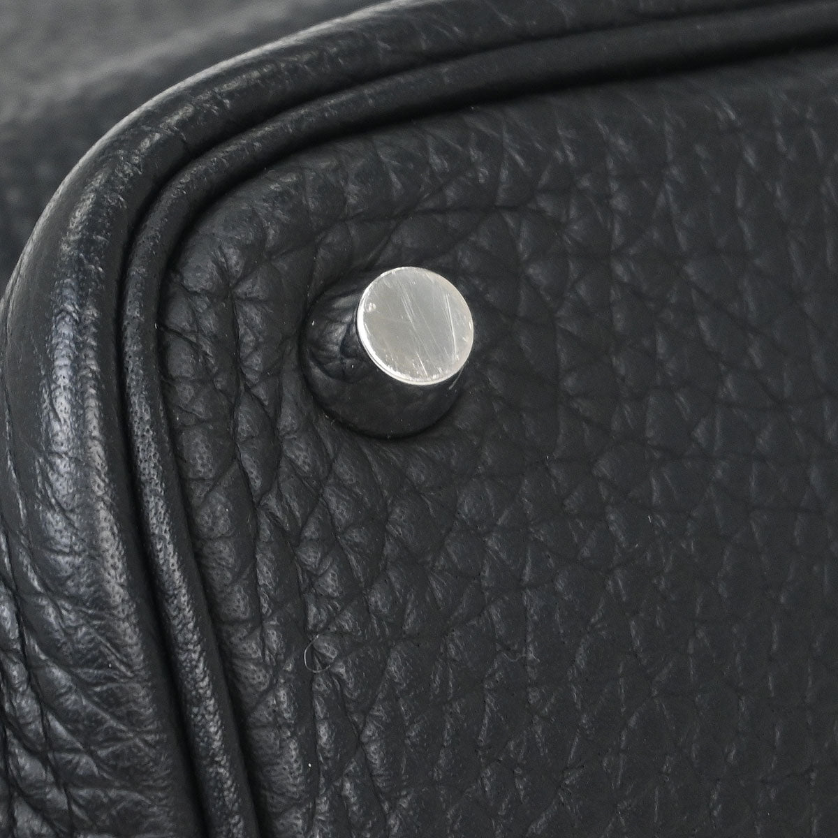 Hermes Black Taurillon Clemence Picotin Lock 18 PM Handbag