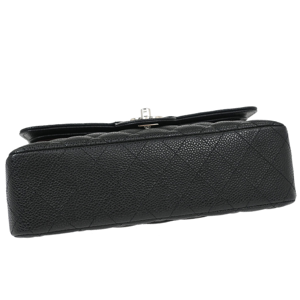 Chanel Black Caviar Small Classic Double Flap Shoulder Bag