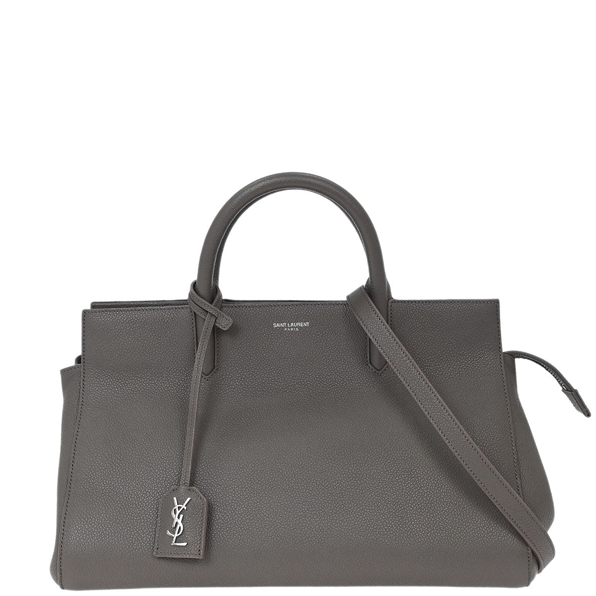 Saint Laurent Gray Cabas Rive 2way Shoulder Handbag