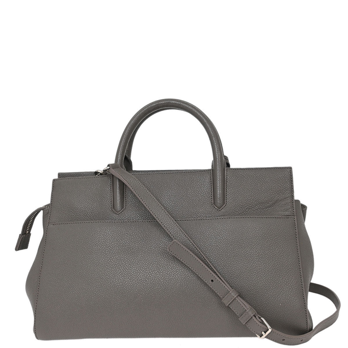 Saint Laurent Gray Cabas Rive 2way Shoulder Handbag