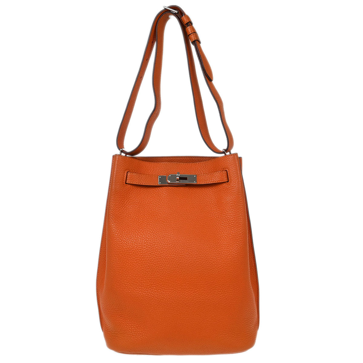 Hermes Orange Togo So Kelly 22 Shoulder Bag